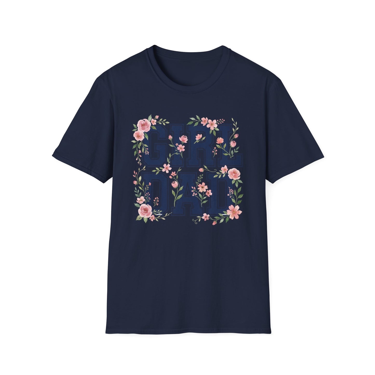 Girl Dad Floral T Shirt