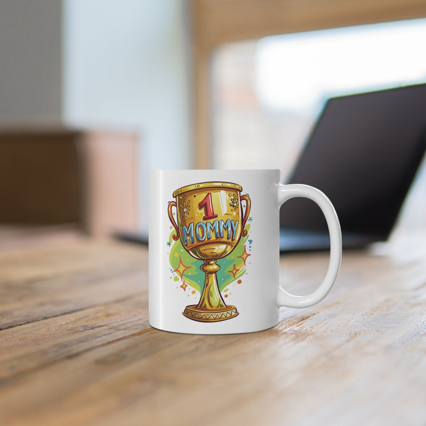 Number One Mommy Trophy 11 oz Mug