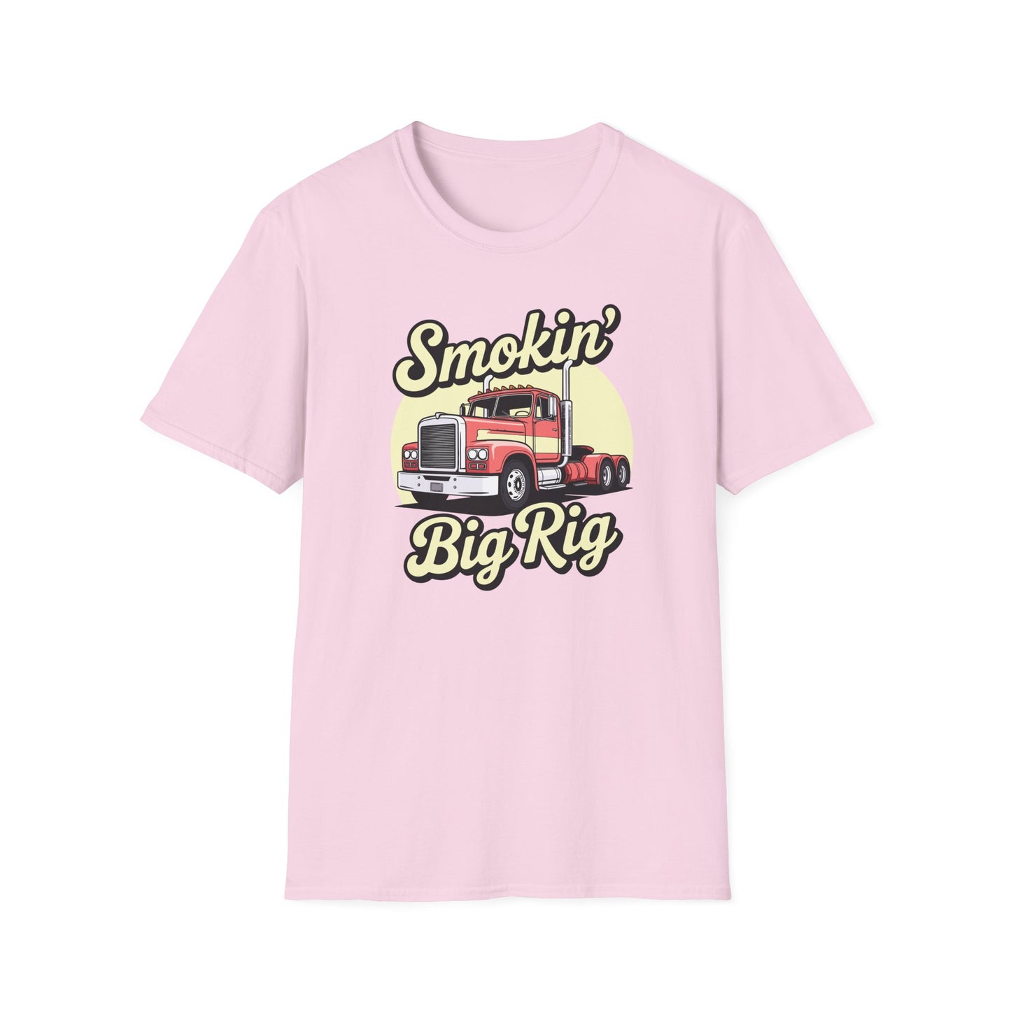 Smokin Big Rig Truck Driver T Shirt