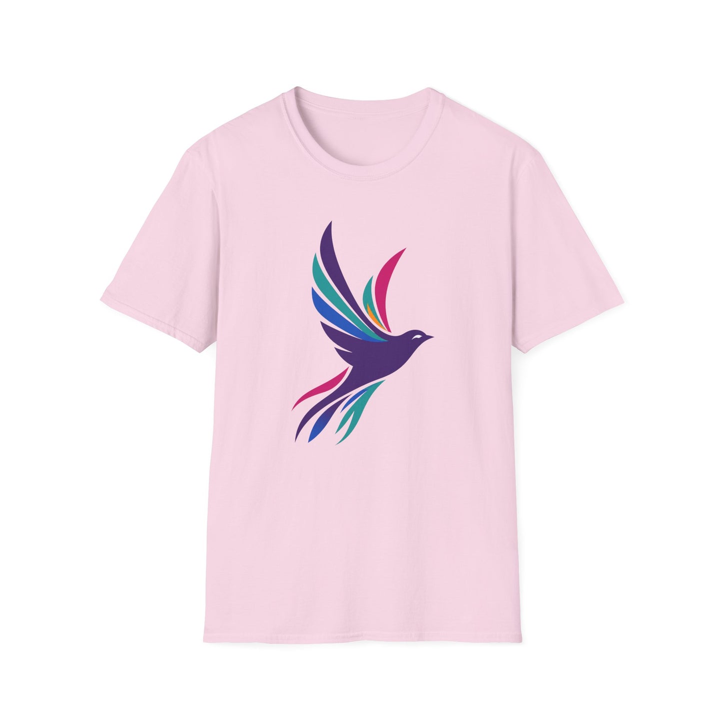 Colorful Flying Bird T Shirt