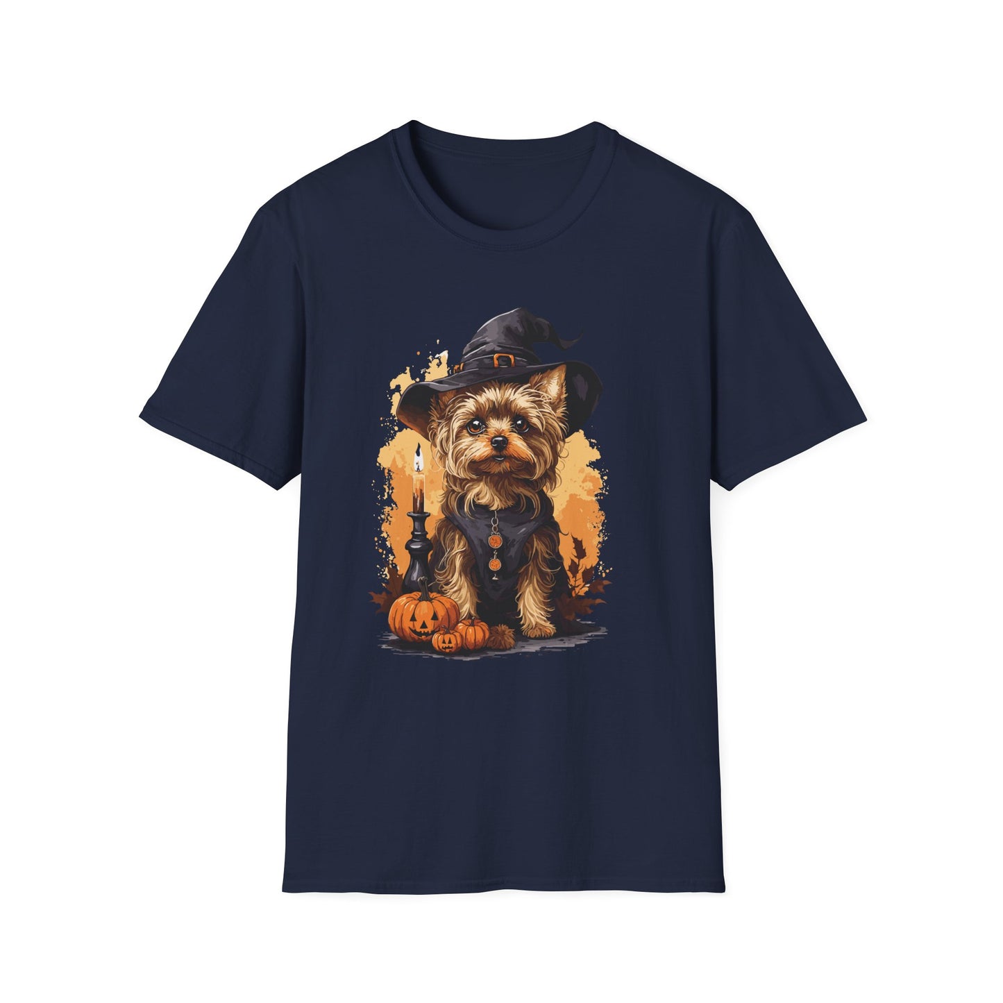 Witchy Yorkie Charm T Shirt