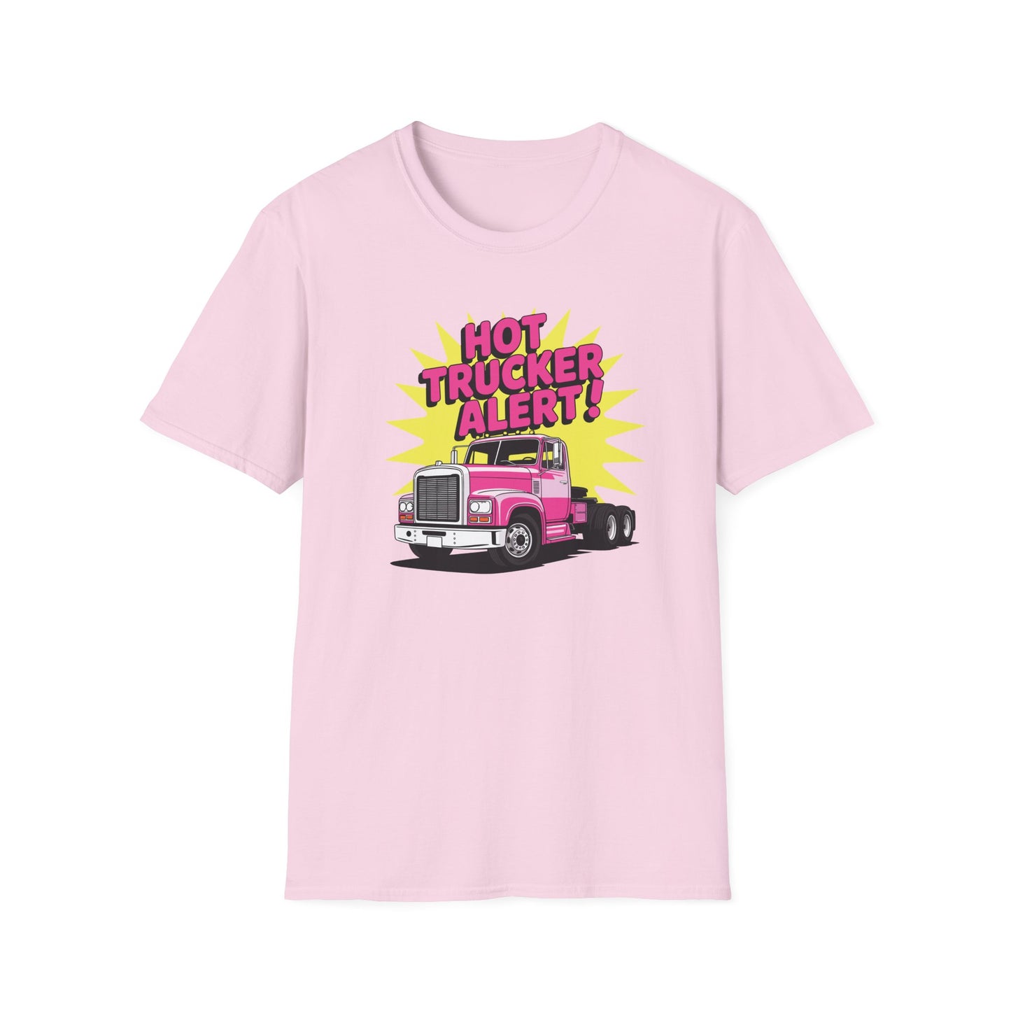 Hot Trucker Alert T Shirt