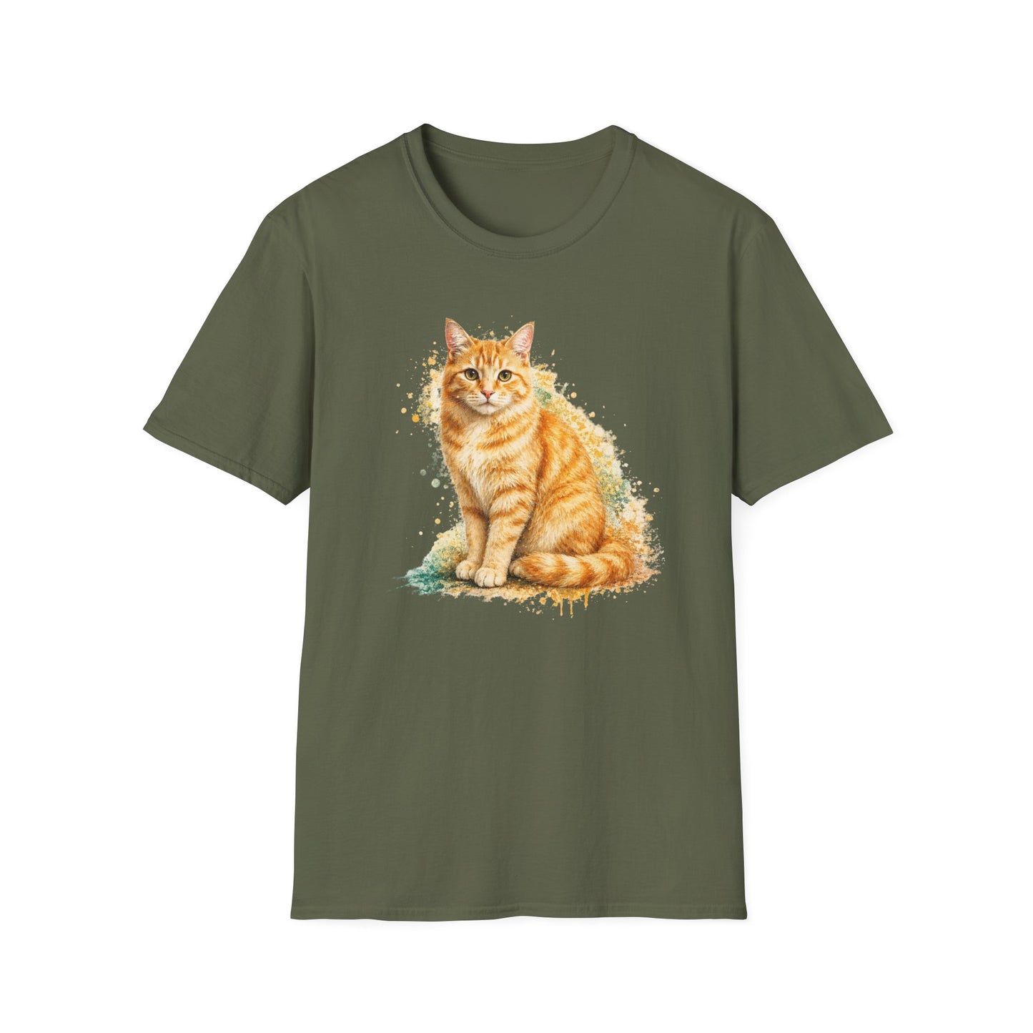 Orange Tabby Cat T Shirt