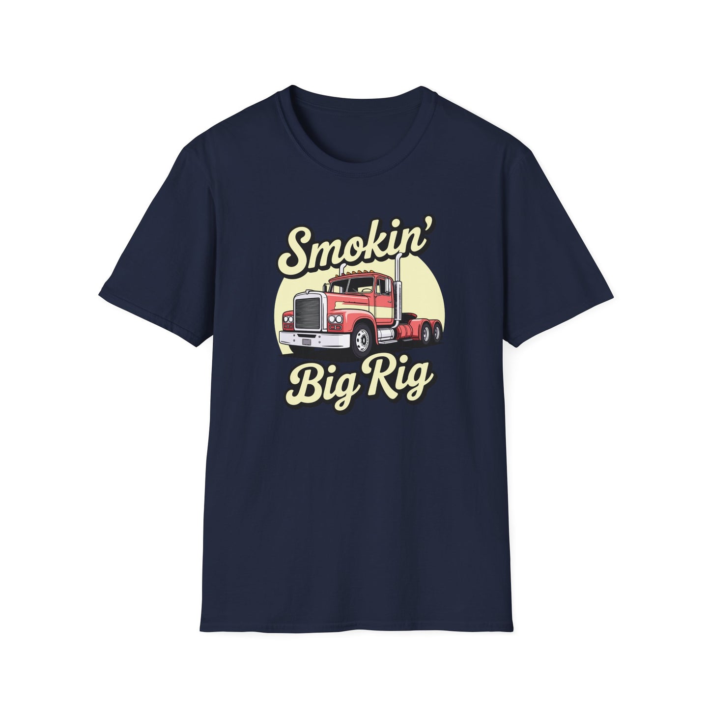 Smokin Big Rig Truck Driver T Shirt