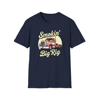 Smokin Big Rig Truck Driver T Shirt