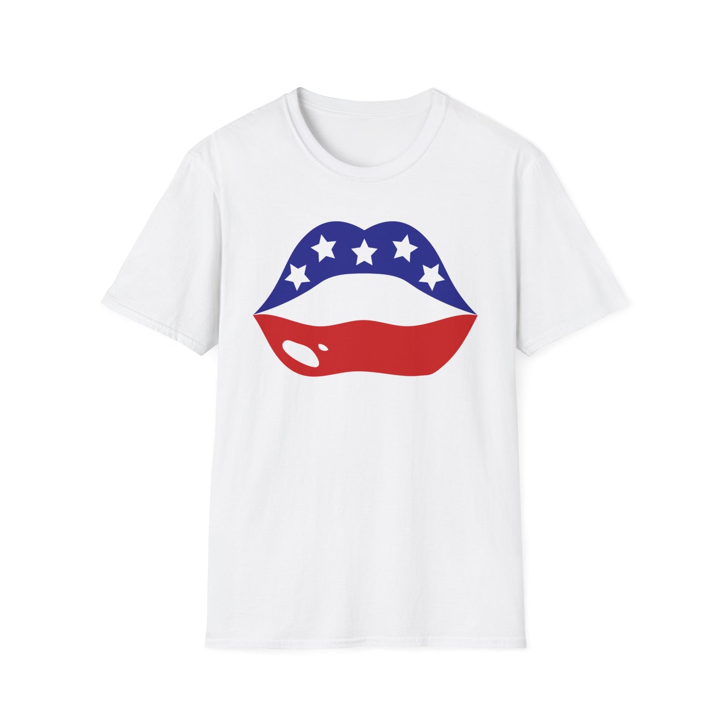 Patriotic Lips T Shirt