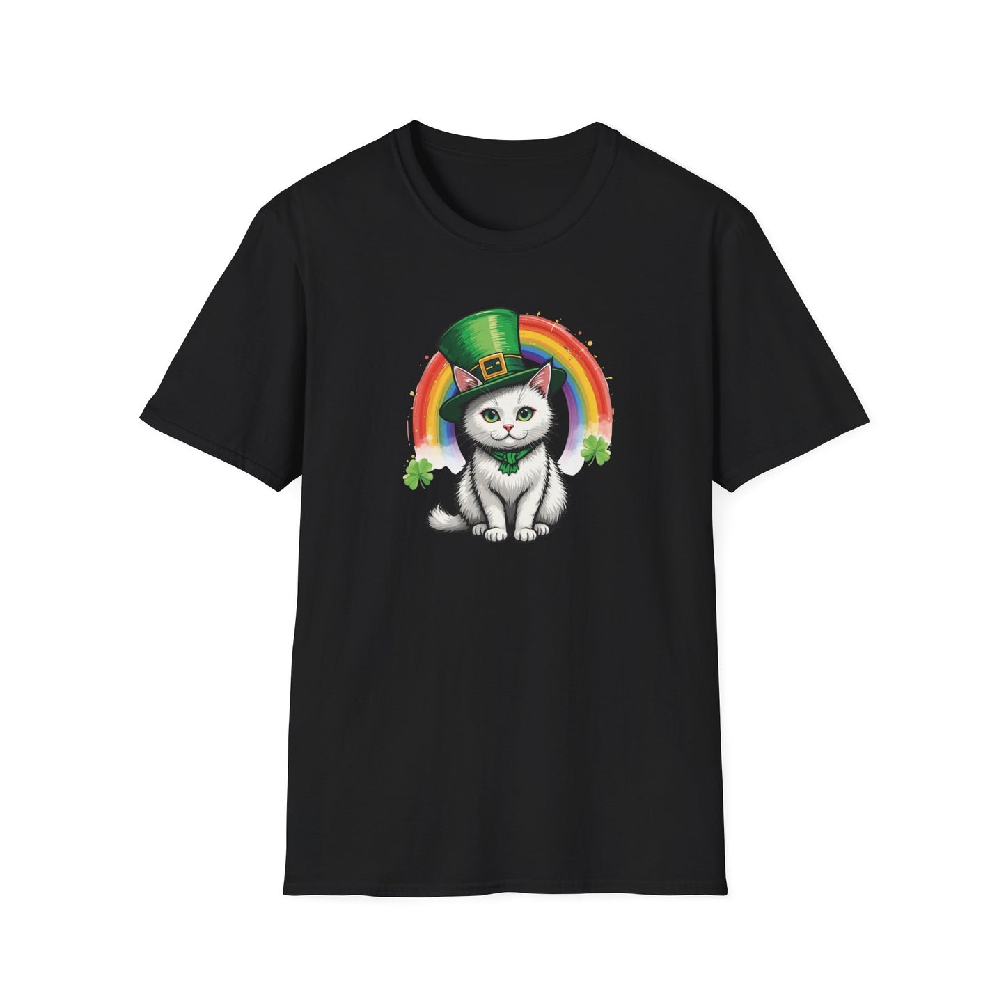 Rainbow Lucky Cat T Shirt