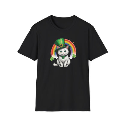 Rainbow Lucky Cat T Shirt