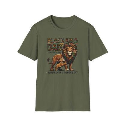 Black King Dad T Shirt