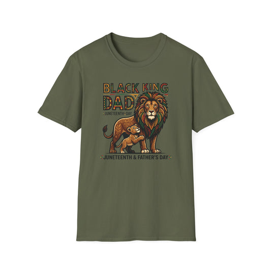 Black King Dad T Shirt