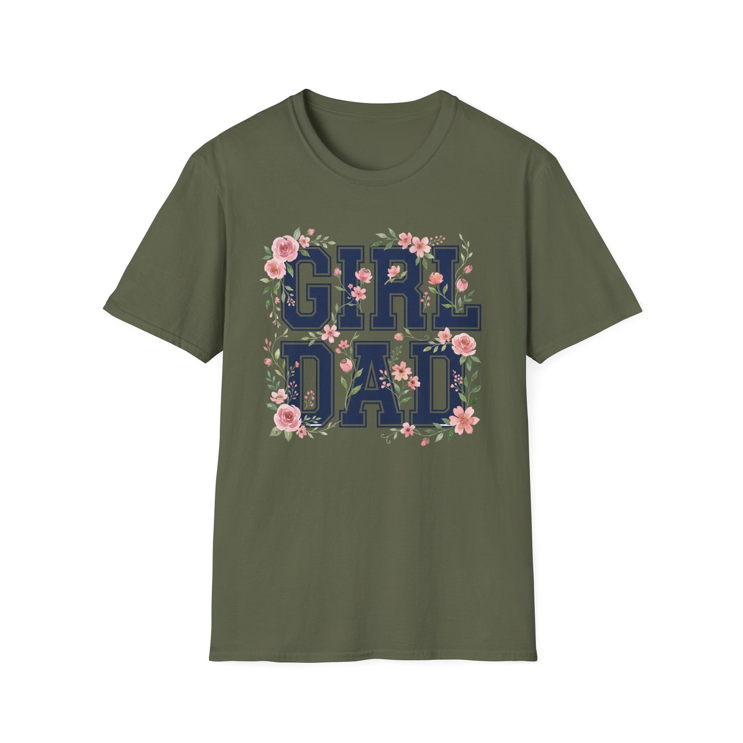 Girl Dad Floral T Shirt