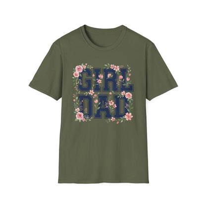 Girl Dad Floral T Shirt