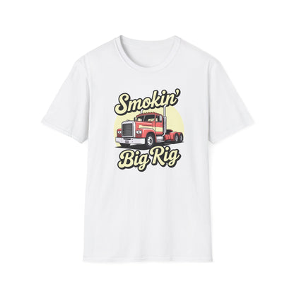 Smokin Big Rig Truck Driver T Shirt