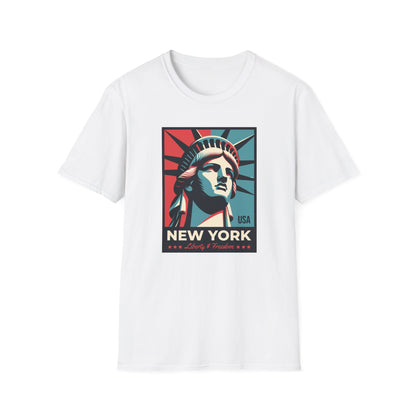 New York Liberty And Freedom T Shirt