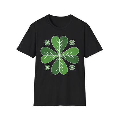 Green Lucky Clover T Shirt