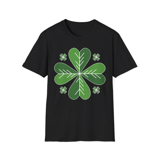 Green Lucky Clover T Shirt