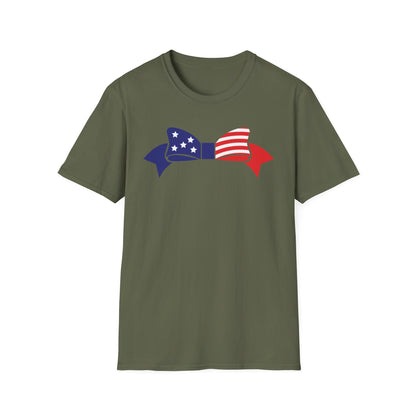 Patriotic USA Bow T Shirt