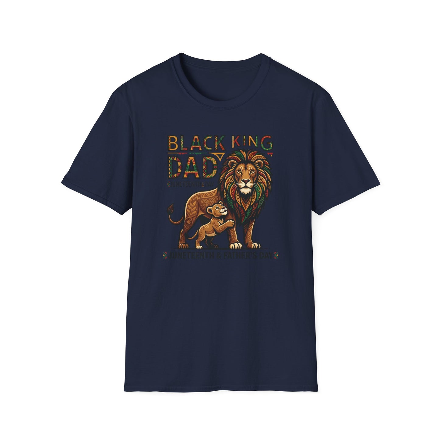 Black King Dad T Shirt