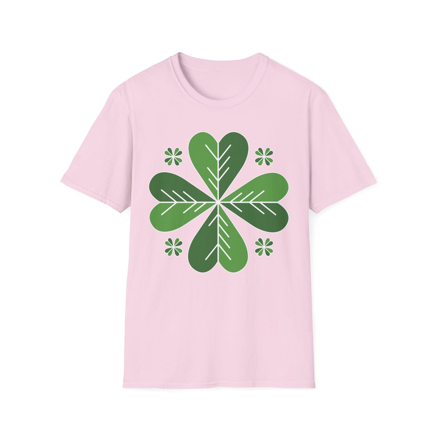 Green Lucky Clover T Shirt