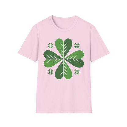 Green Lucky Clover T Shirt