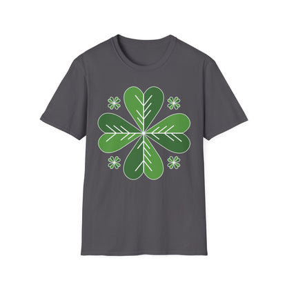 Green Lucky Clover T Shirt