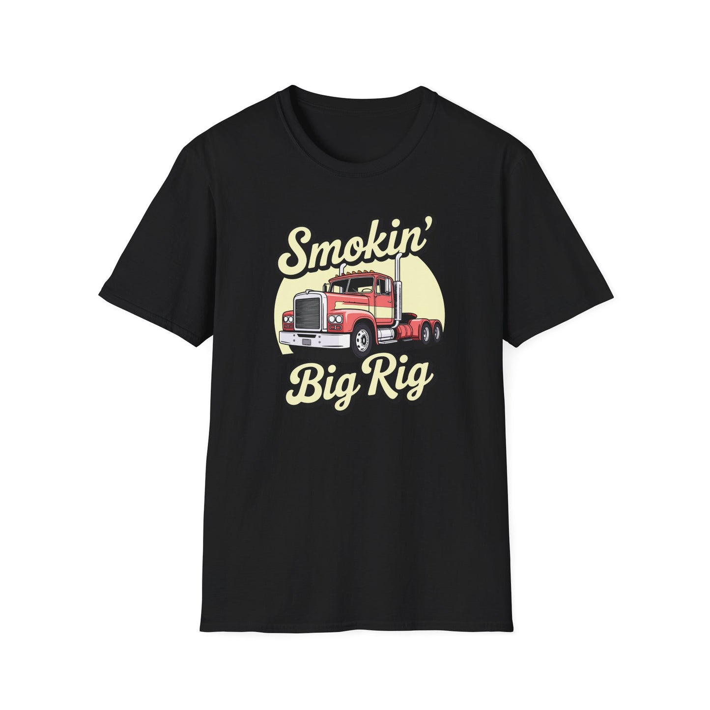 Smokin Big Rig Truck Driver T Shirt