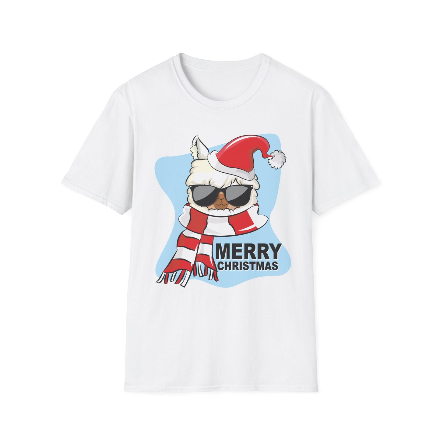 Cool Alpaca Claus T Shirt
