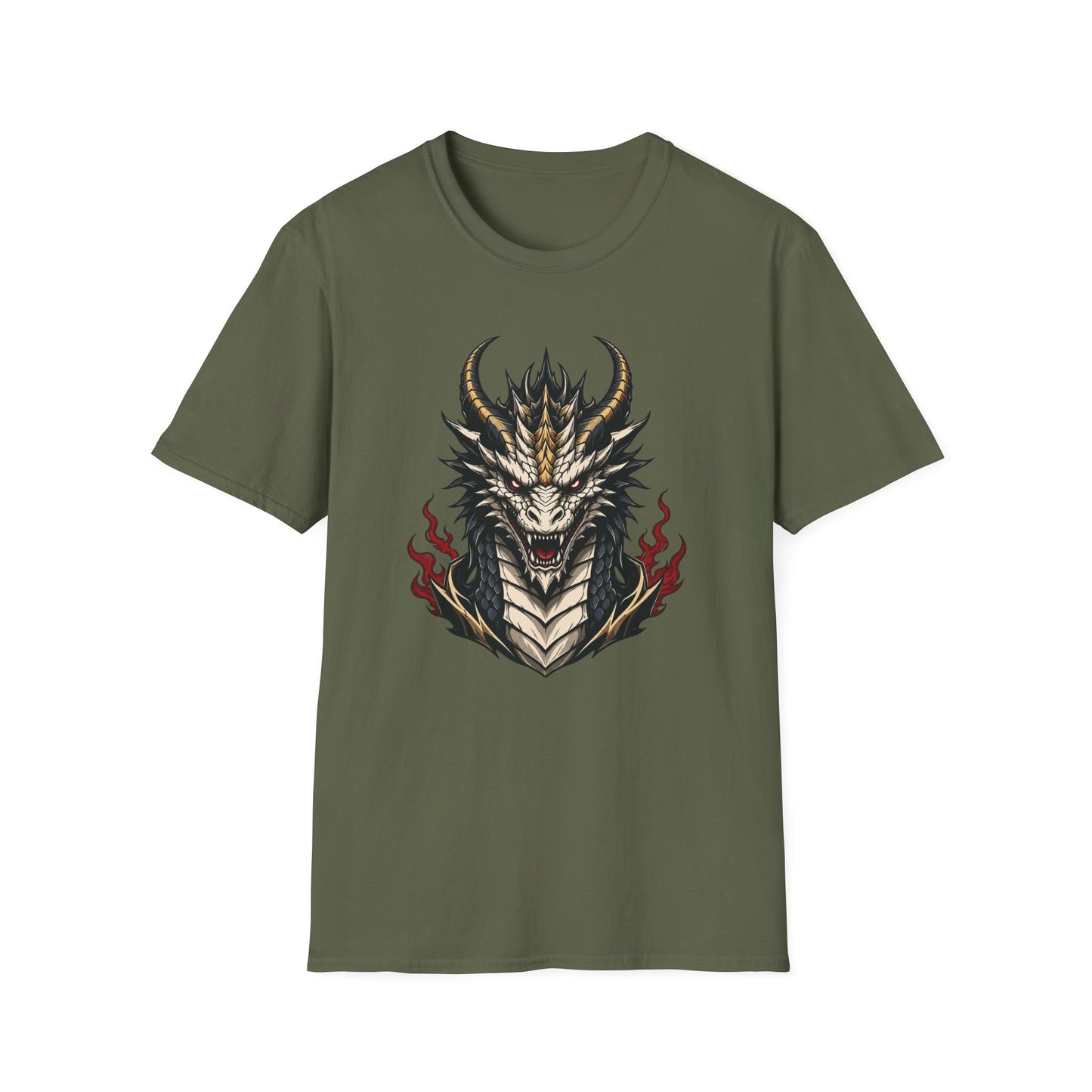 Fierce Dragon Head T Shirt