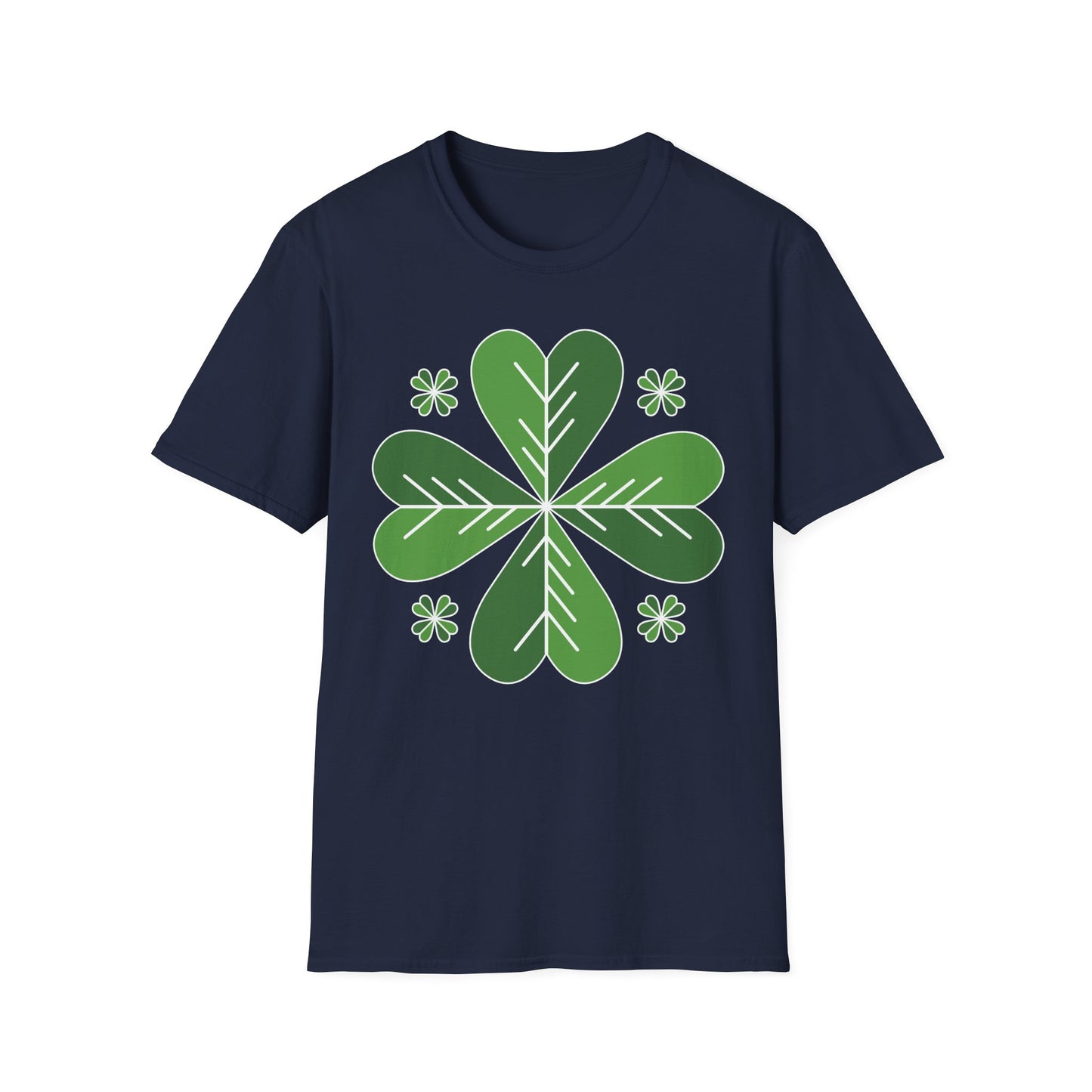 Green Lucky Clover T Shirt