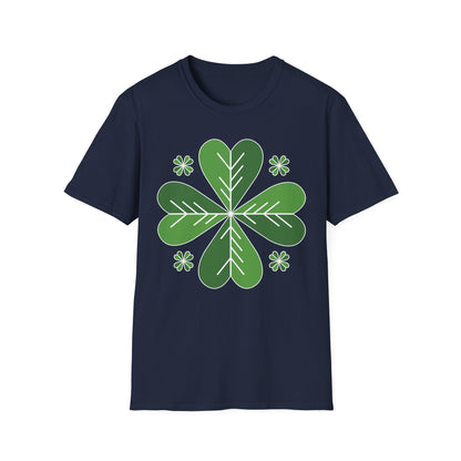 Green Lucky Clover T Shirt