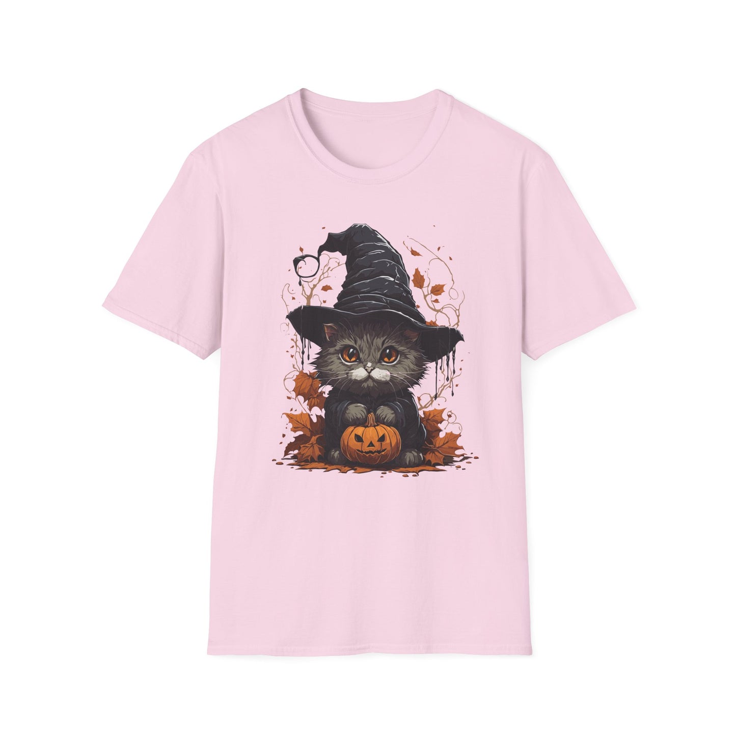 Spooky Pumpkin Kitty T Shirt