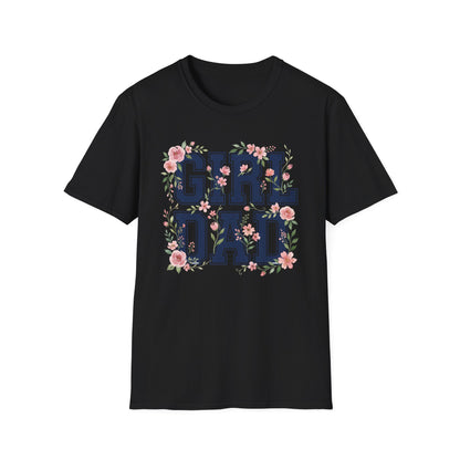 Girl Dad Floral T Shirt