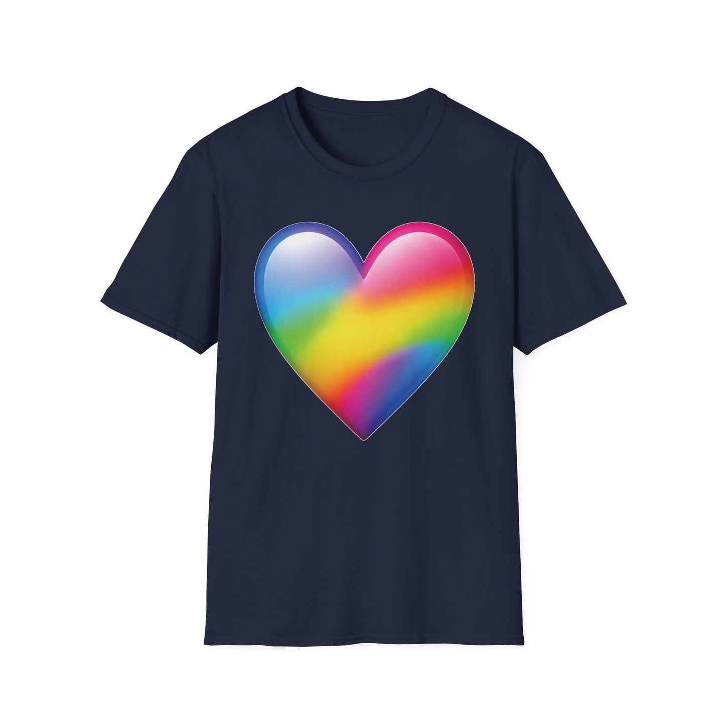 Rainbow Heart T Shirt
