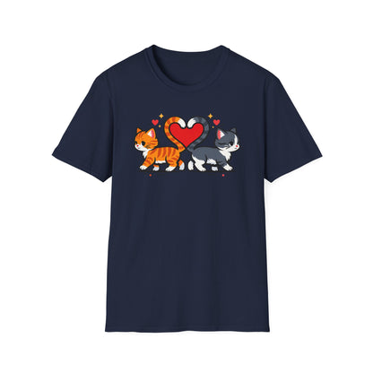 Cute Cat Love T Shirt