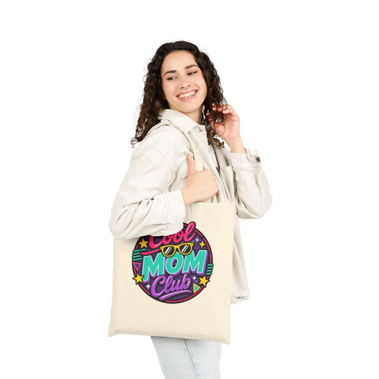 Cool Mom Club Retro Style Canvas Tote
