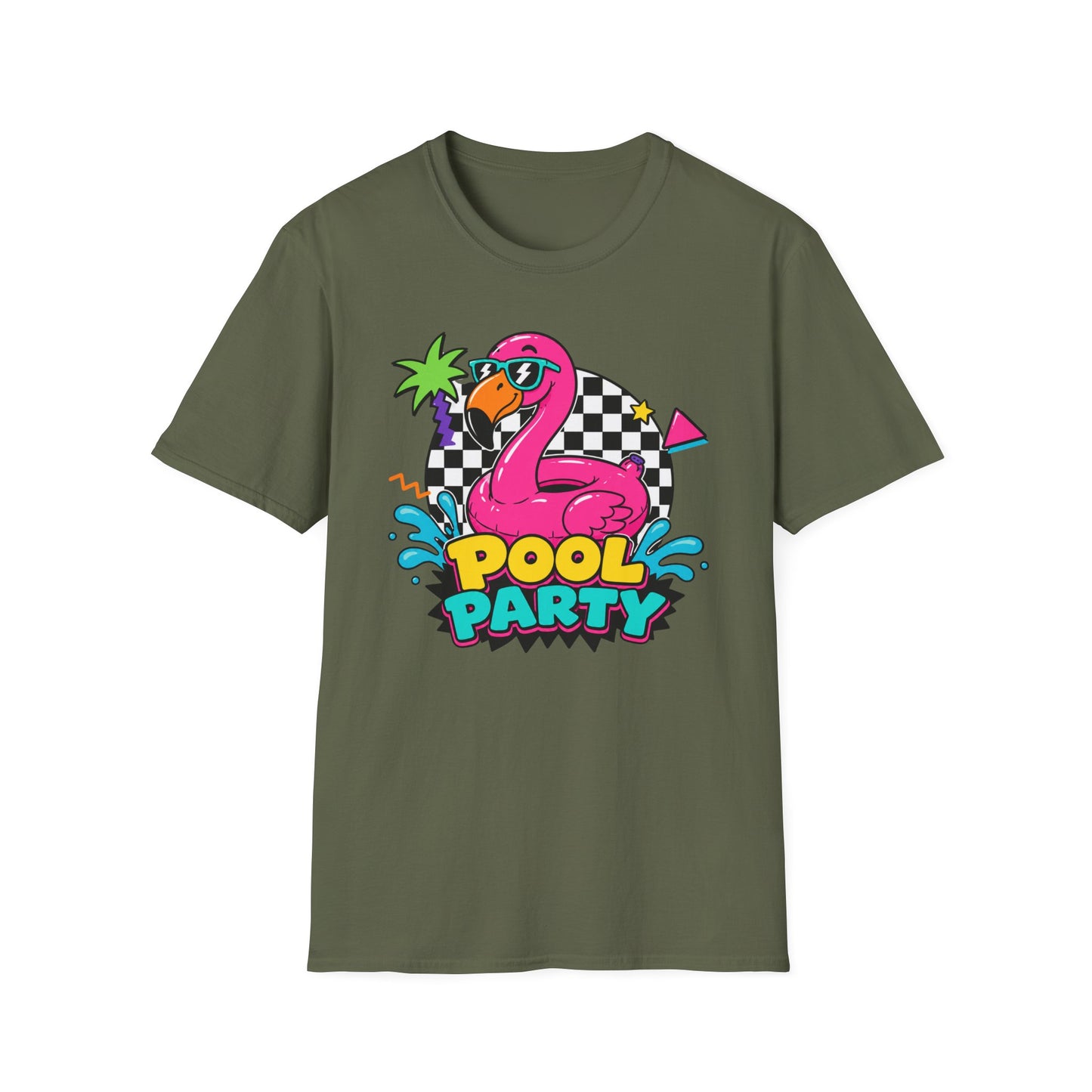 Flamingo Pool Party T Shirt