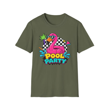 Flamingo Pool Party T Shirt