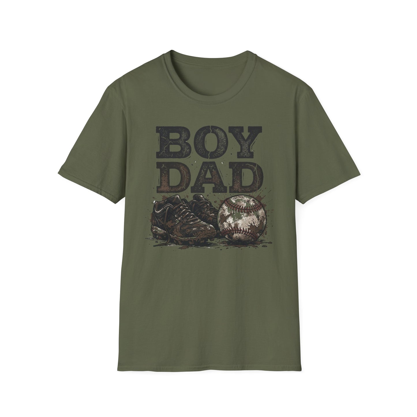 Baseball Boy Dad T Shirt