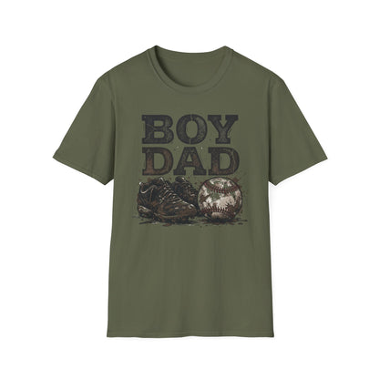 Baseball Boy Dad T Shirt
