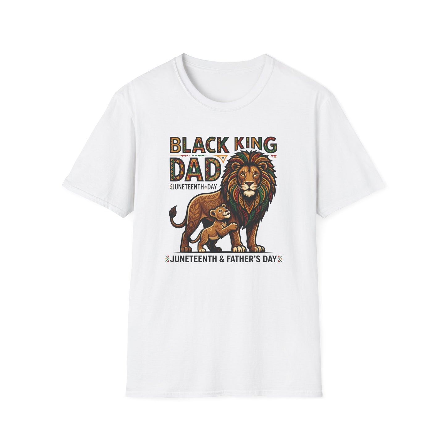 Black King Dad T Shirt