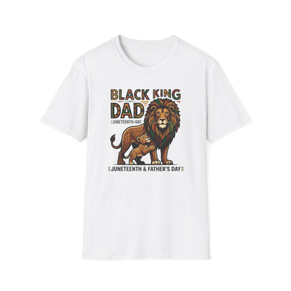 Black King Dad T Shirt