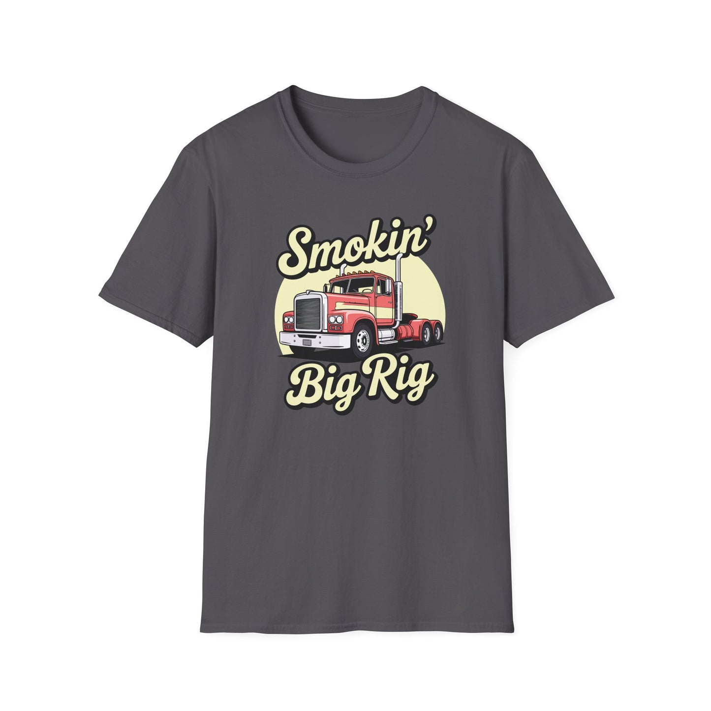 Smokin Big Rig Truck Driver T Shirt