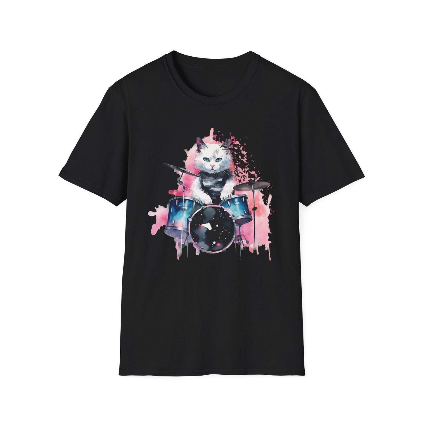 Drummer Cat T Shirt