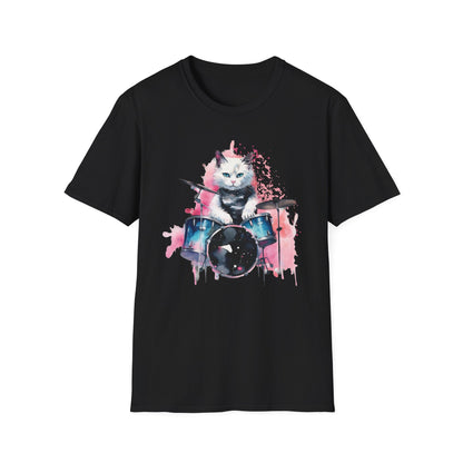 Drummer Cat T Shirt
