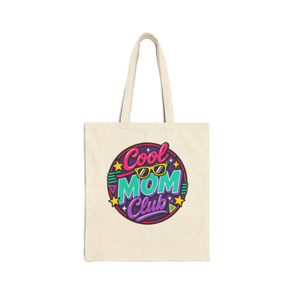 Cool Mom Club Retro Style Canvas Tote