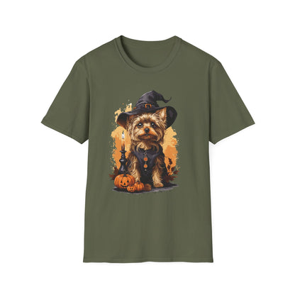 Witchy Yorkie Charm T Shirt