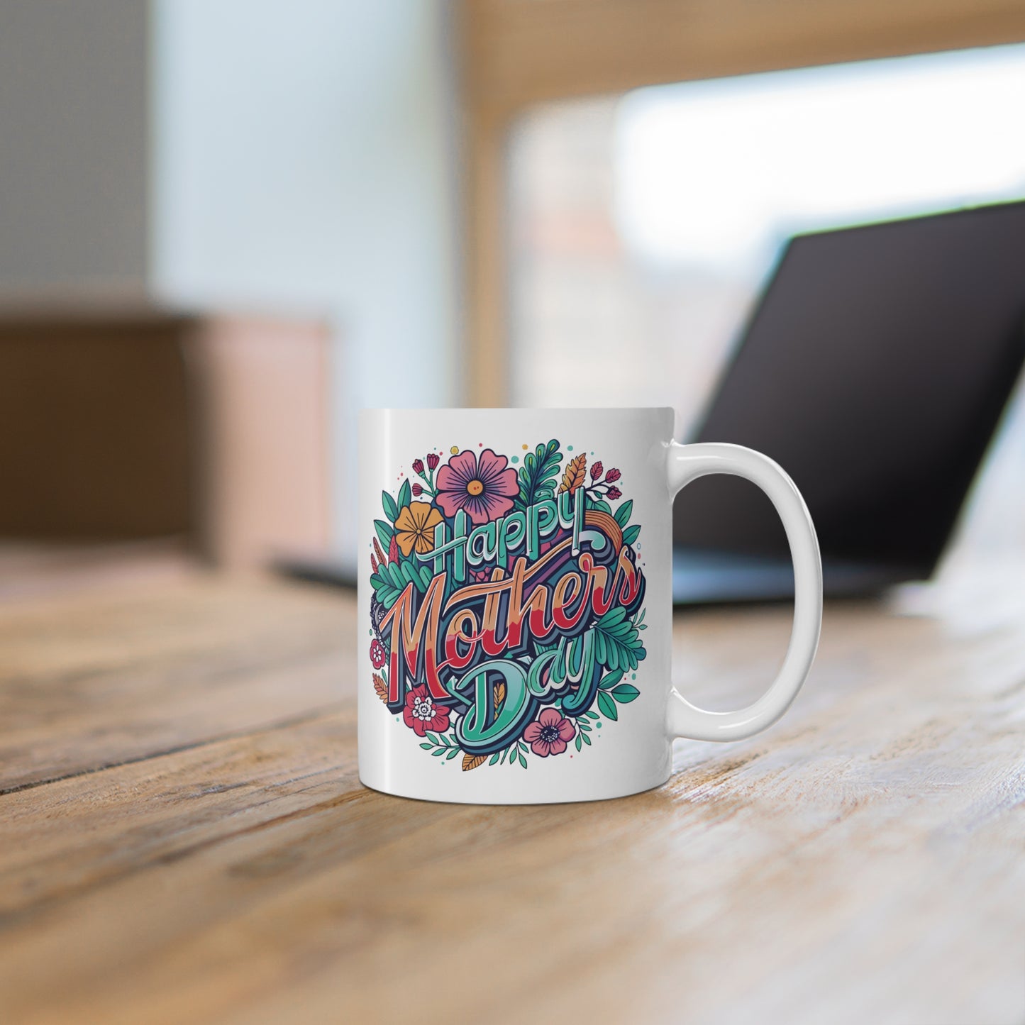 Happy Mothers Day Floral 11 oz Mug