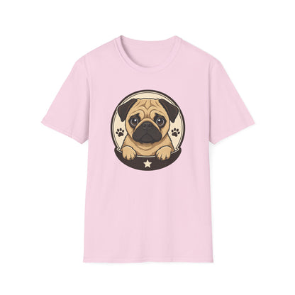 Cute Pug Dog Graphic T Shirt