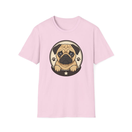 Cute Pug Dog Graphic T Shirt