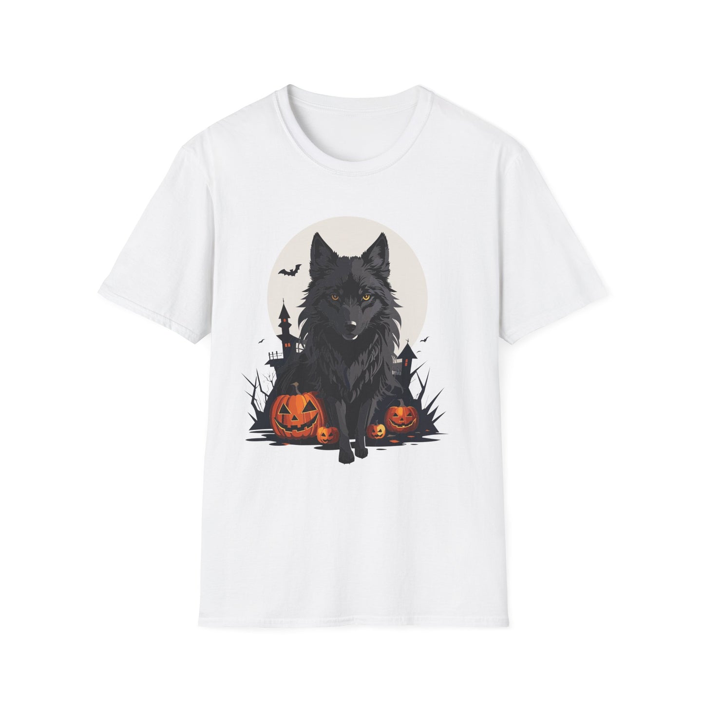 Moonlit Shadow Wolf T Shirt